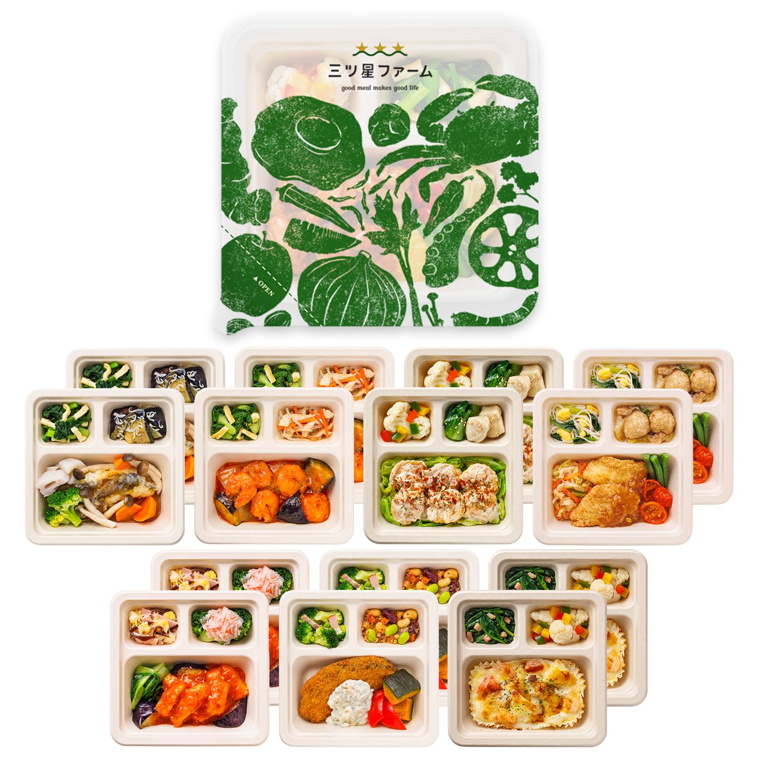 三ツ星ファーム 14食分 Amazon | 三ツ星ファーム 世界の味/グルメ 魚介の旨味堪能 （7食